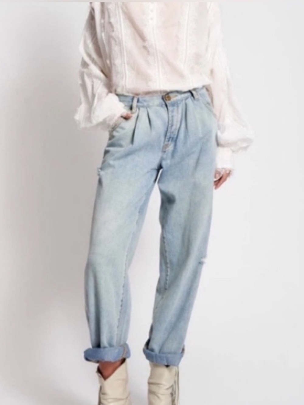One Teaspoon WILDE BLUE SMITHS TROUSER JEAN